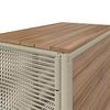 LOUNGEGRUPP MARILOU - ljusgrå/cremefärgad, Modern, metall/trä - Bessagi Garden