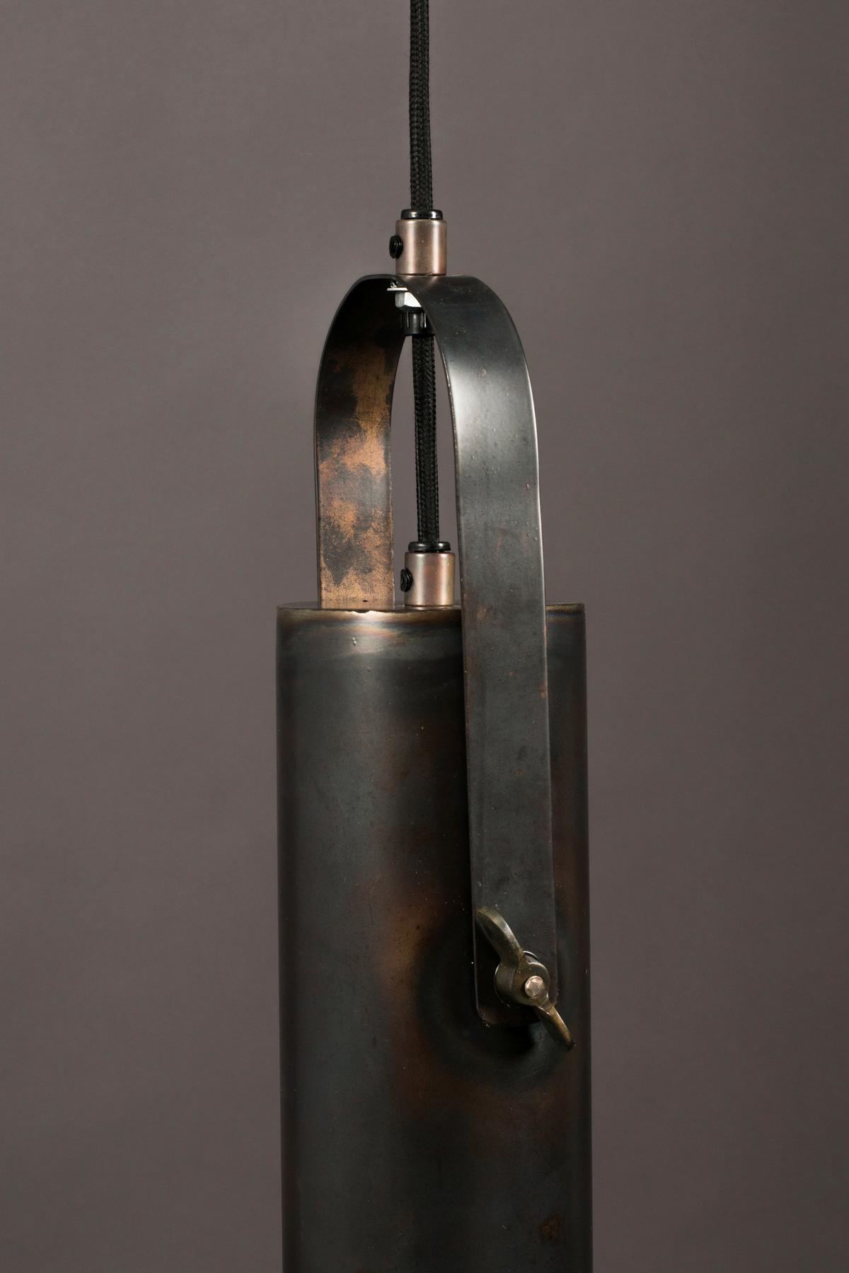 LAMPA WISZĄCA PENDANT LAMP VOX - czarny/złoty, Design, metal (20/126cm) - Zuiver
