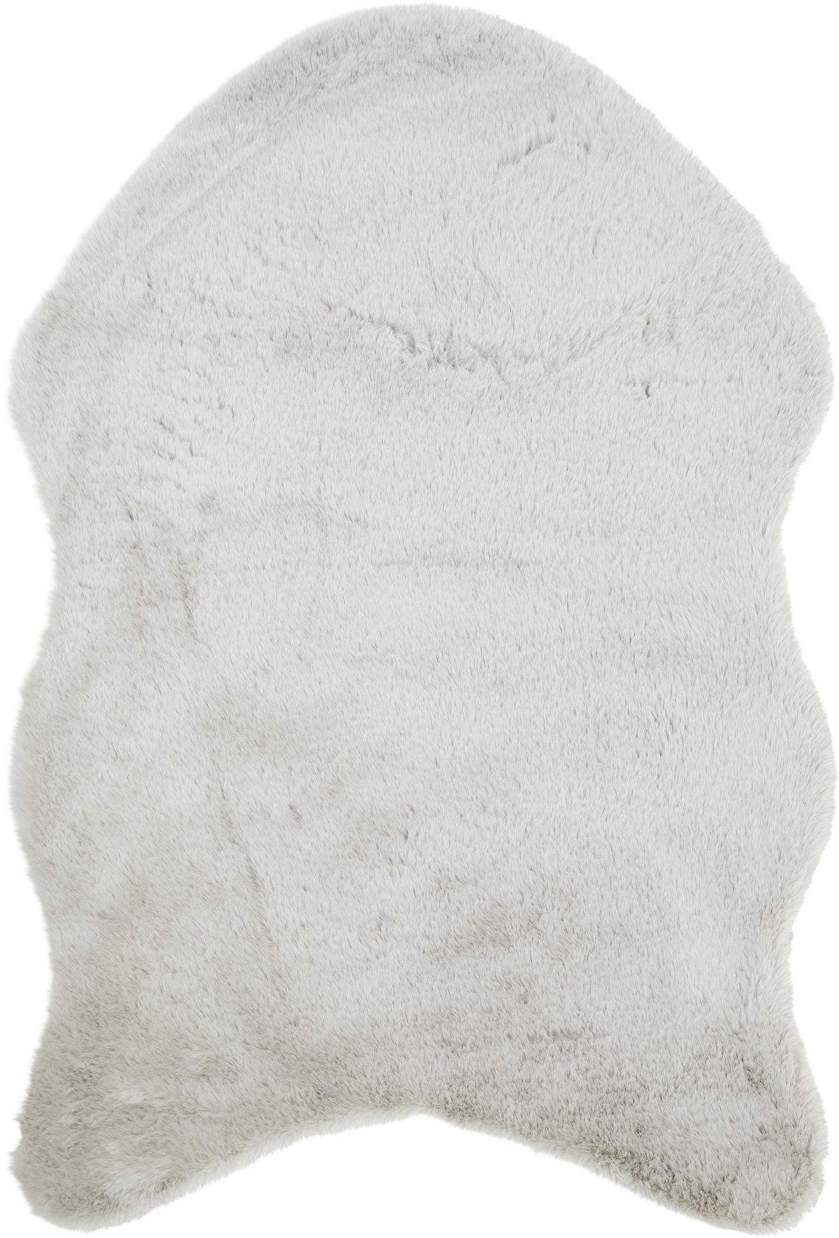 Blană artificială Susi Jub - argintiu/alb, Romantik / Landhaus, textil (90/60cm) - Modern Living