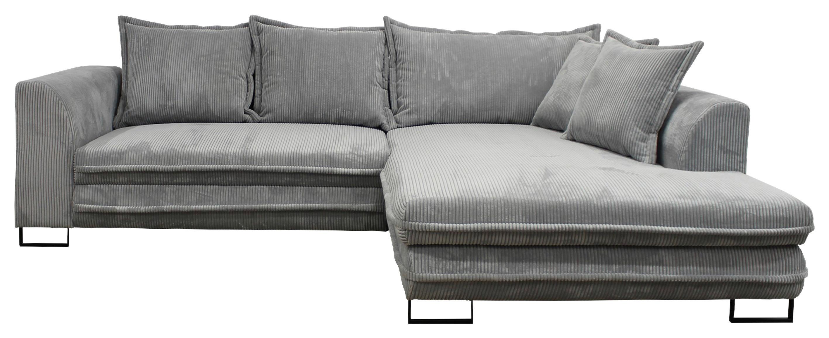 Sedežna Garnitura Gusto - siva/črna, Trend, kovina/tekstil (283/69-84/186cm) - Modern Living