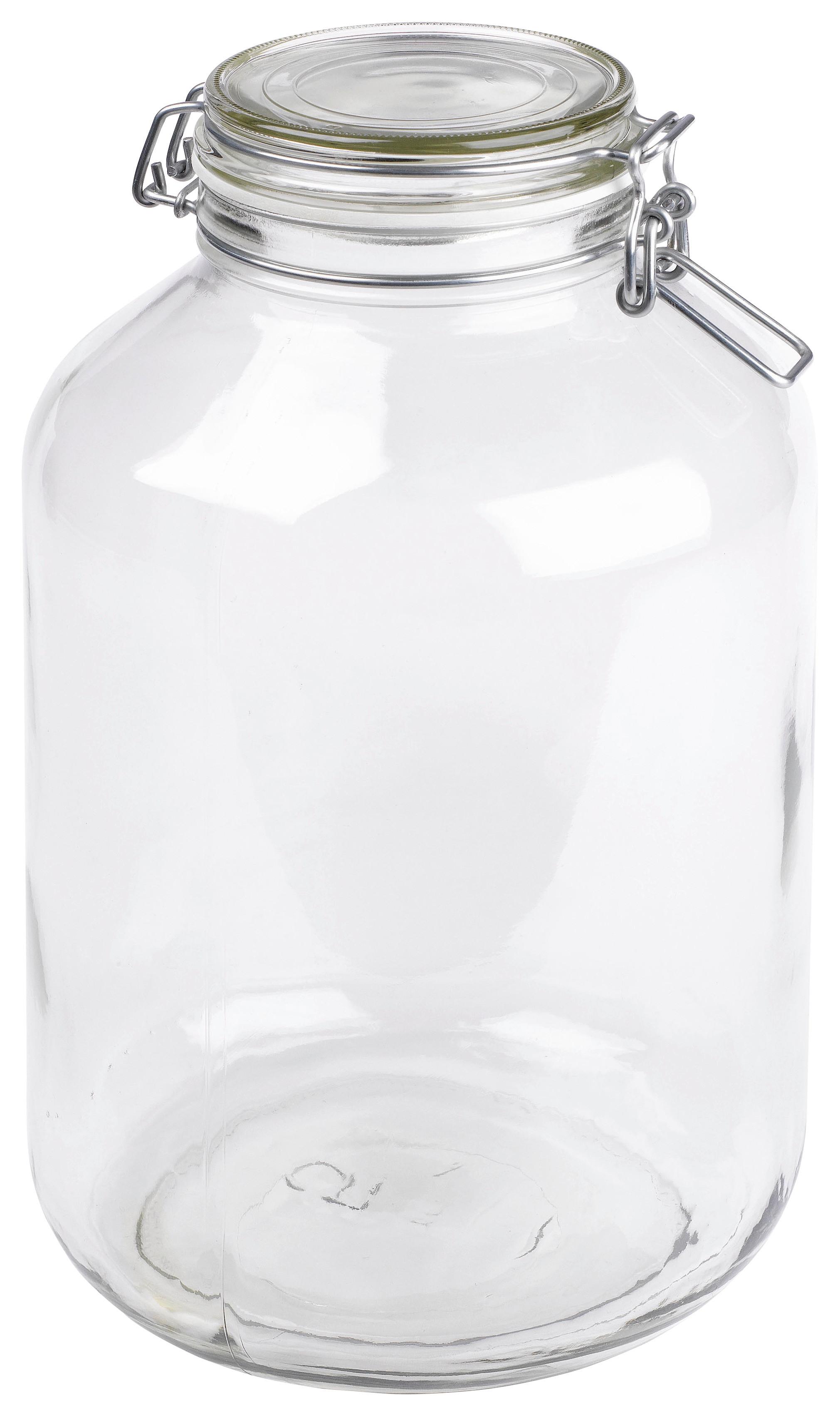 Einmachglas-Set Gothika ca. 4,8l, 2-teilig - Transparent, Basics, Glas (4800ml) - Mäser