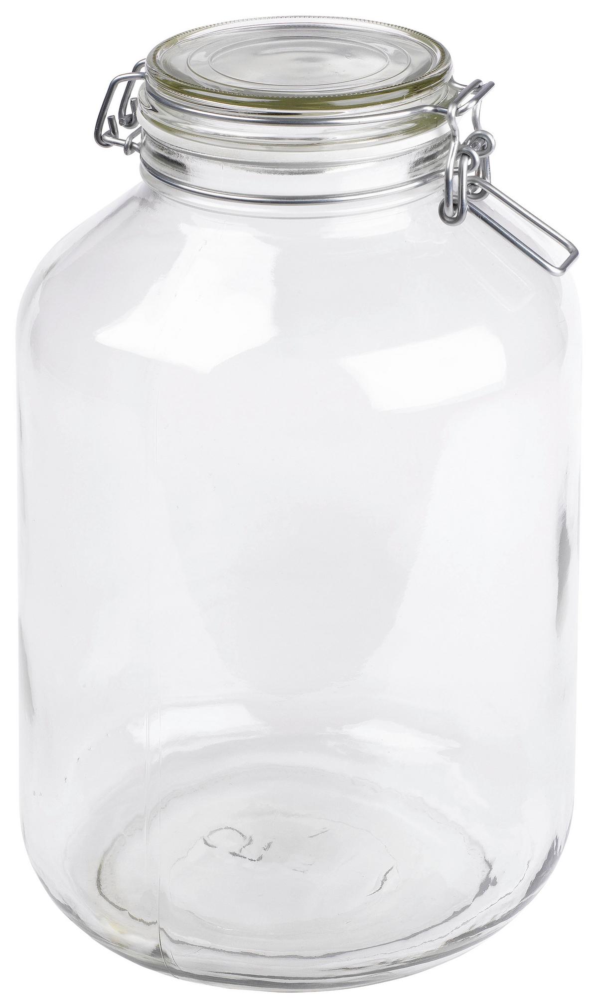 Einmachglas-Set Gothika ca. 4,8l, 2-teilig - Transparent, Basics, Glas (4800ml) - Mäser