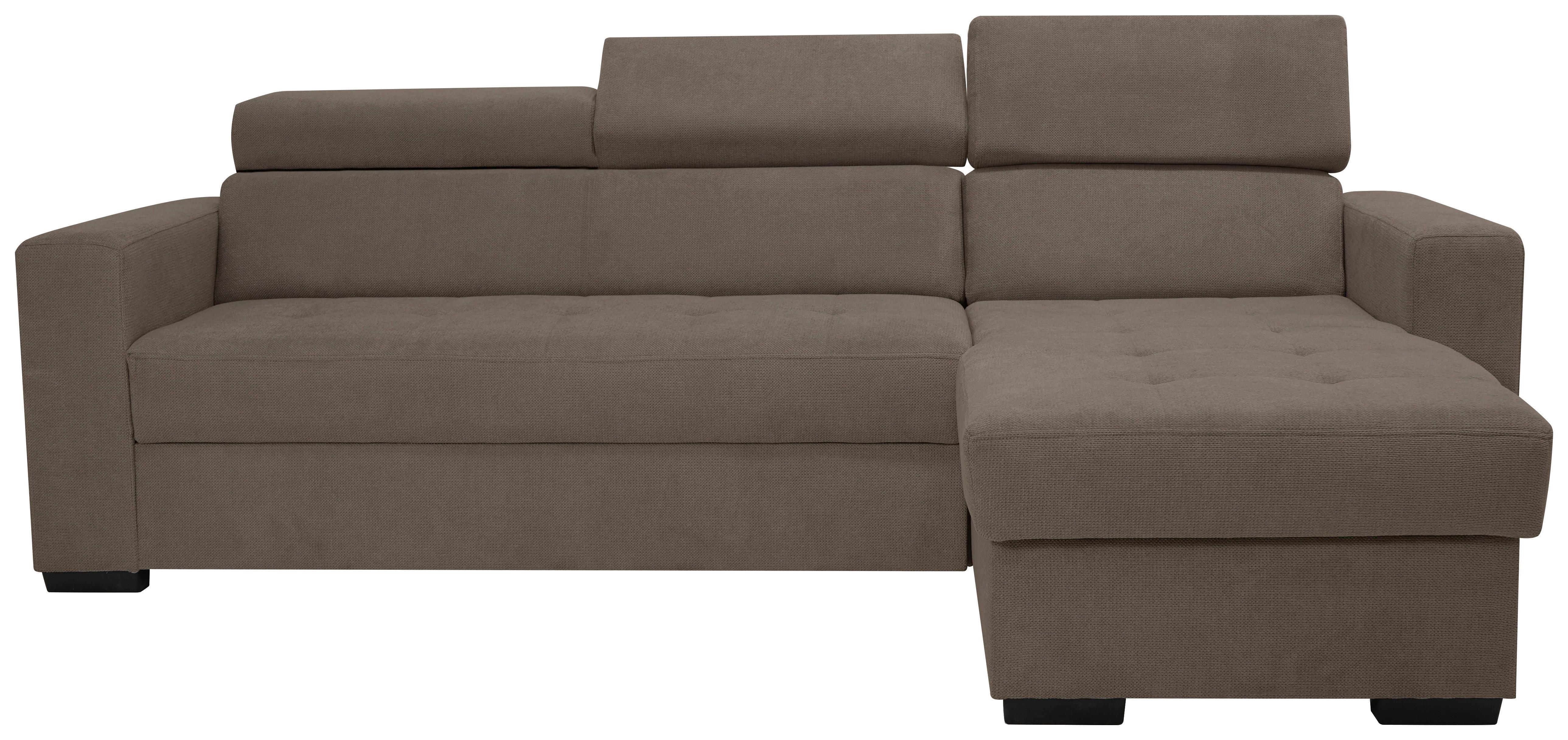 Kutna Garnitura Marco - crna/taupe, Konvencionalno, drvni materijal/drvo (238/78-94/170cm) - Modern Living