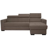 Kutna Garnitura Marco - crna/taupe, Konvencionalno, drvni materijal/drvo (238/78-94/170cm) - Modern Living