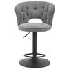 BARPALL MINA - grå/svart, Modern, metall/textil (56/92-114/53cm) - Mömax