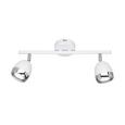 Strahler Nantes, max. 3 Watt - Chromfarben/Weiß, LIFESTYLE, Kunststoff/Metall (25/15,5cm) - MÖMAX modern living