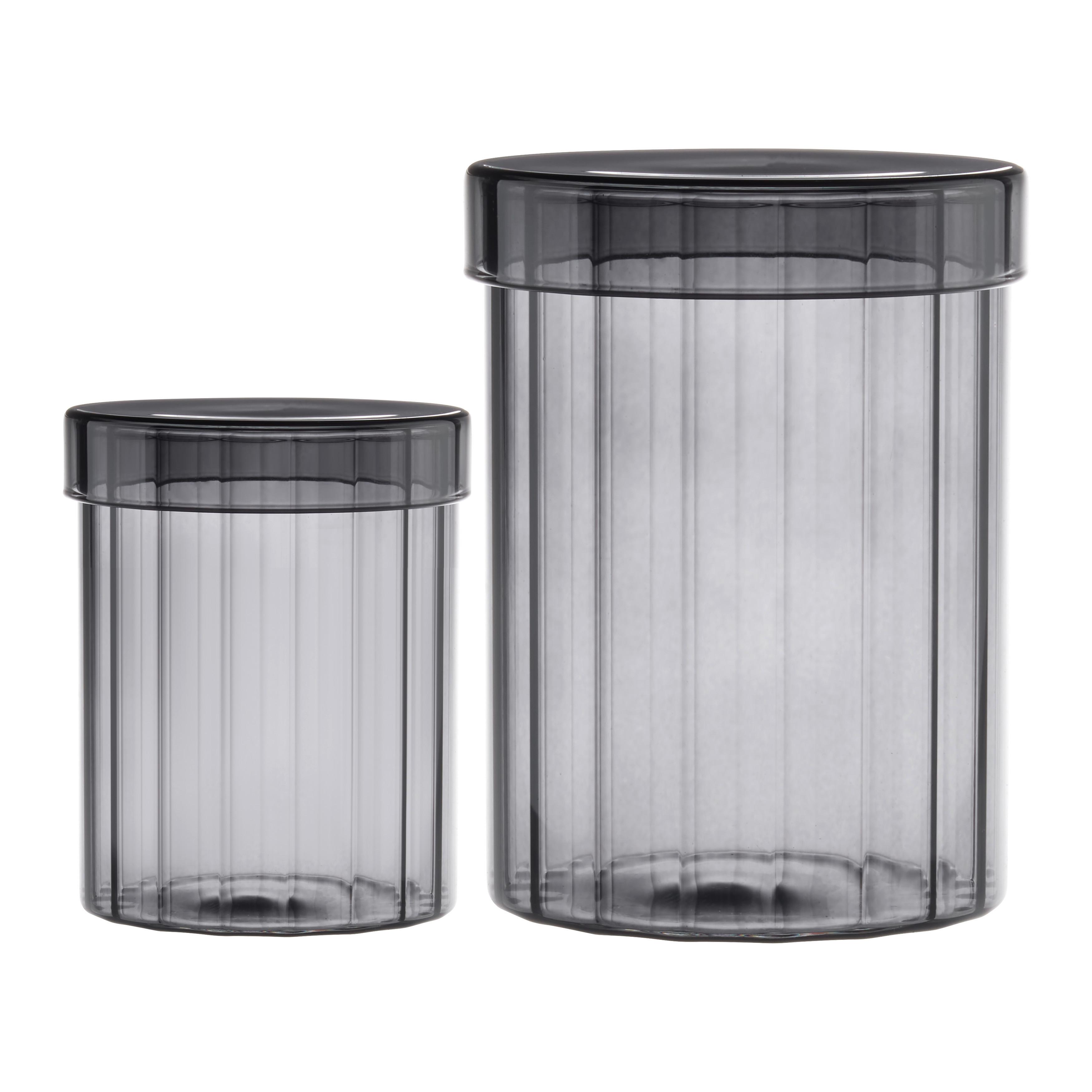 Dekodose Blacky Schwarz - Schwarz, Glas (10/13cm) - Mömax