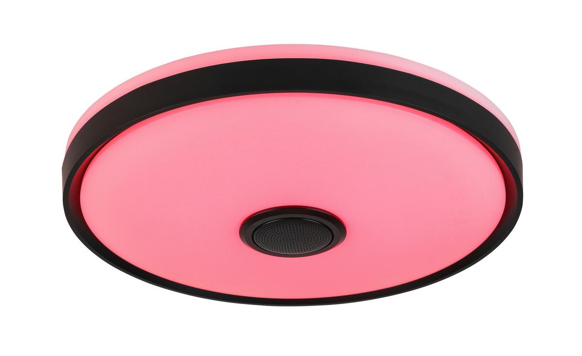 Led Smart Mennyezeti Lámpa Mirsada - fekete/fehér, műanyag/fém (42/8,5cm) - Premium Living