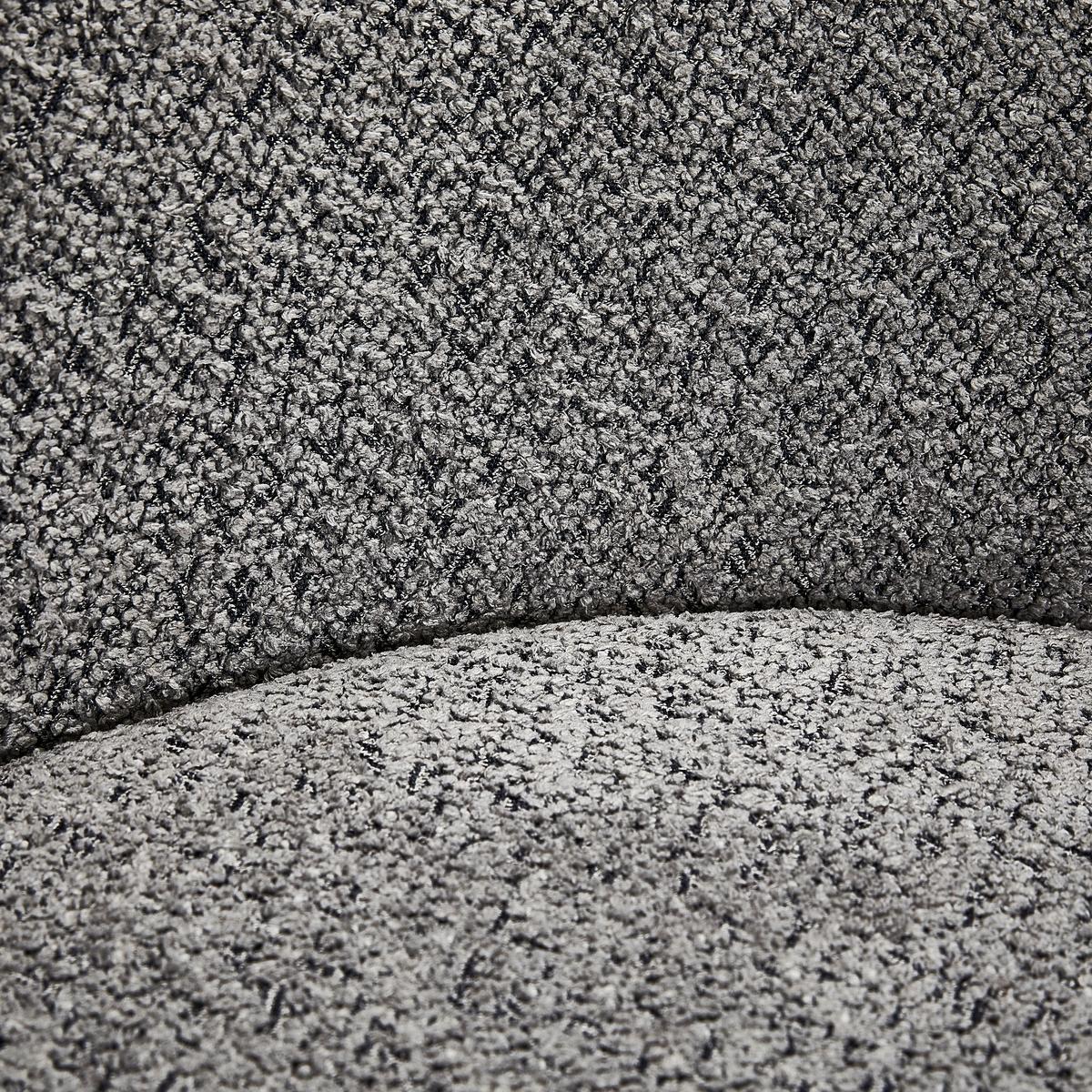 KRZESŁO Z PODŁOKIETNIKAMI FABIEN - czarny/szary, Design, metal/tkanina (53/78/61cm) - Hom`in