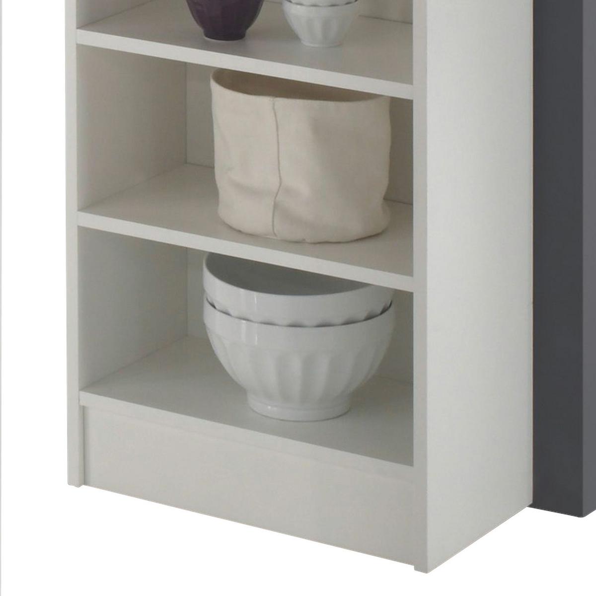 STÓŁ BAROWY MOJITO - kolor dębowy/biały, Design, materiał drewnopochodny (115/50/103cm) - MID.YOU
