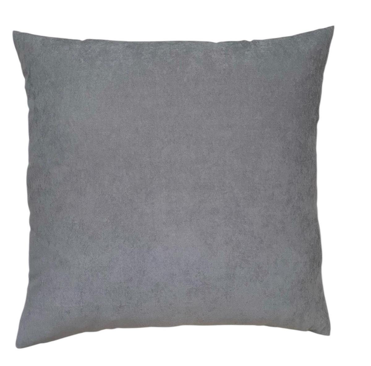 Pernă decorativă Eva, cca. 60x60cm - gri, Basics, textil (60/60cm)