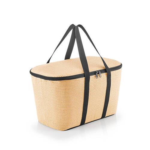TORBA CHŁODZĄCA UH7078 - beżowy/czarny, Basics, tkanina (44,5/24,5/25cm) - Reisenthel
