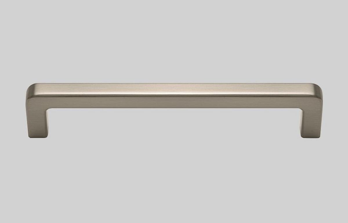 Küchenschrankfront Touch Weiß - Edelstahlfarben/Weiß, MODERN, Holzwerkstoff/Metall (60/72/1,9cm) - Nobilia