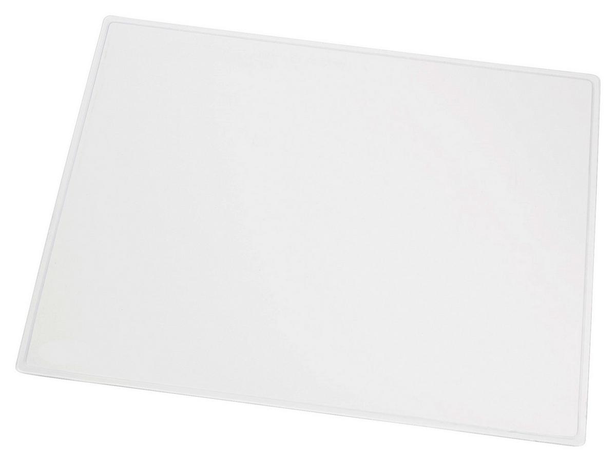 Schreibunterlage Transparent ca. 40x40cm - Kunststoff (60/40cm)