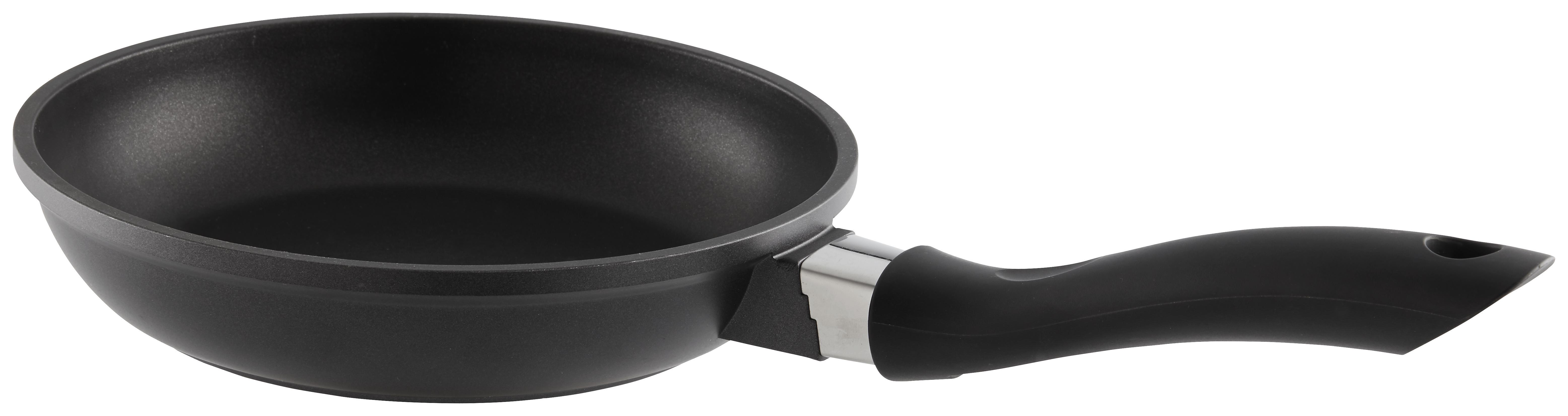 Bratpfanne Alesso Ø ca. 20cm - Schwarz, Kunststoff/Metall (20/4,5cm) - Modern Living