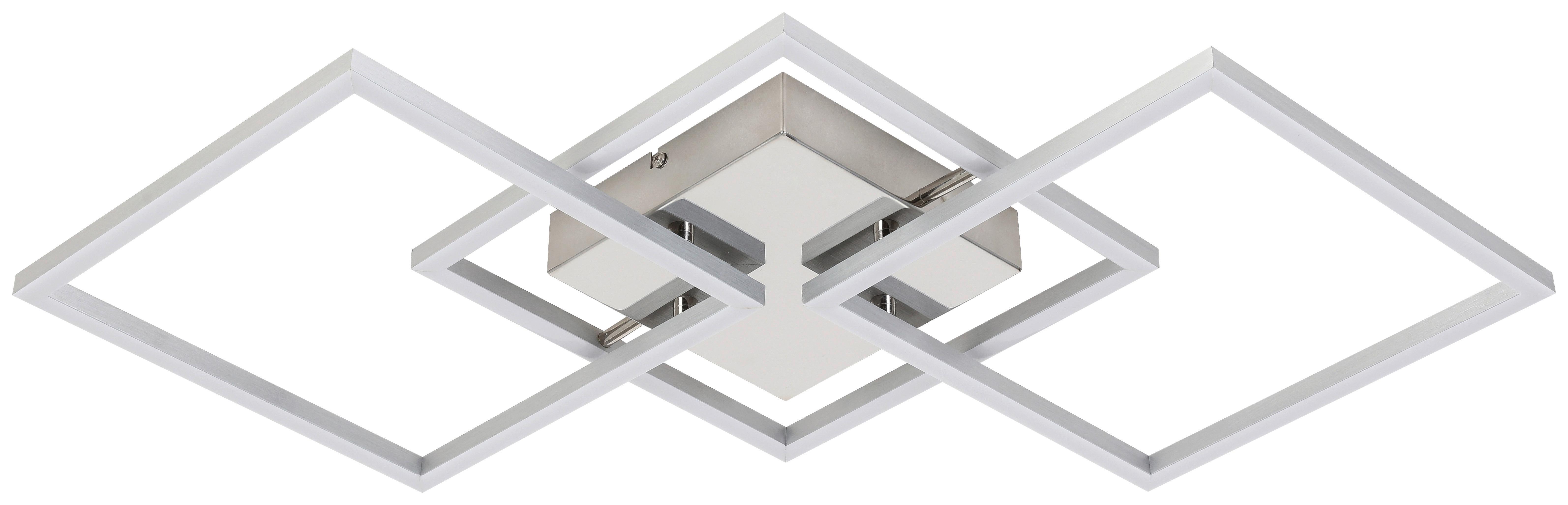 LED-TAKLAMPA OLPÜ -TOP- - aluminiumfärg, Modern, metall/plast (72,4/35,4/5,2cm) - Modern Living