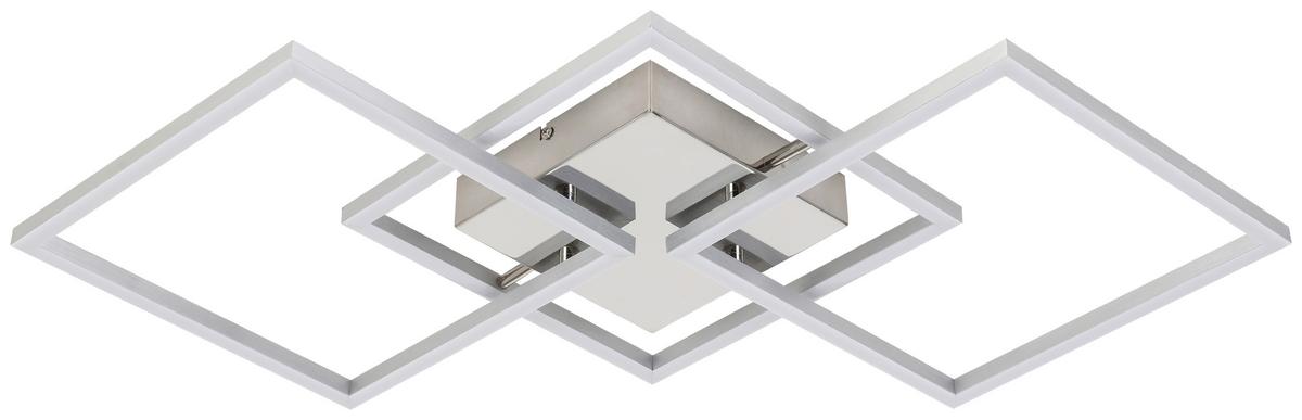 Stropna Led-svetilka Olpü - barve aluminija, Moderno, kovina/umetna masa (72,4/35,4/5,2cm) - Modern Living