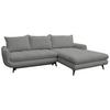 Coltar WAVE - gri, Modern, lemn/metal (266/189cm) - Modern Living