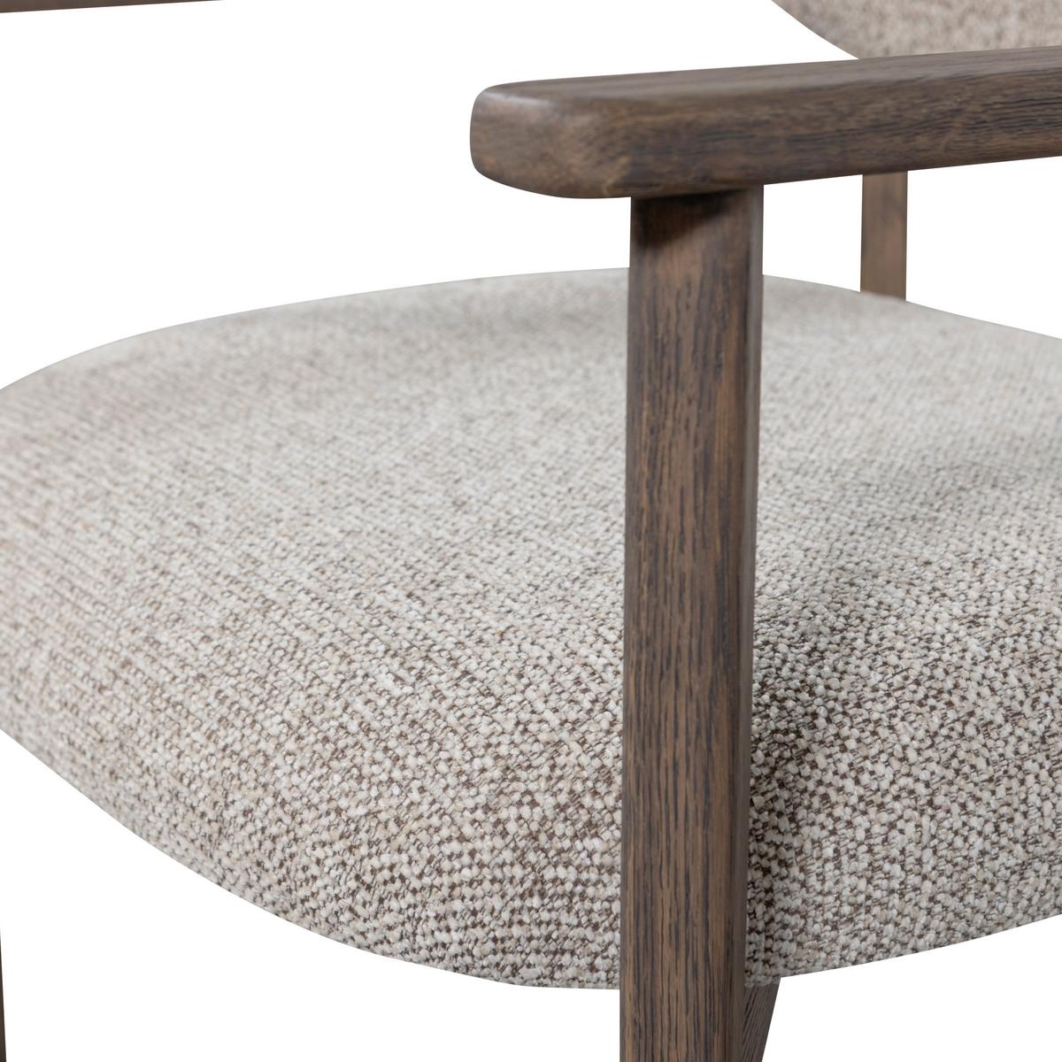 Sessel Udar Braun - Braun, Design, Holz/Textil (68/76/75cm) - Livetastic