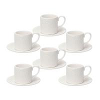 Servis Za Kavu Copenaghen 6/1 - bijela, Basics, keramika (5,8/12/34,8cm) - Tognana