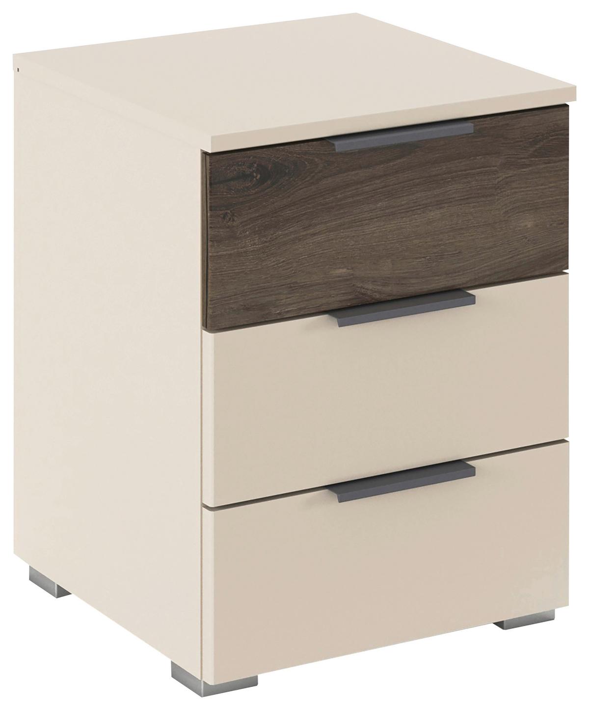 Noćni Ormarić Sajo - boje šampanjca, Trend, drvni materijal (40/52/40cm) - Premium Living