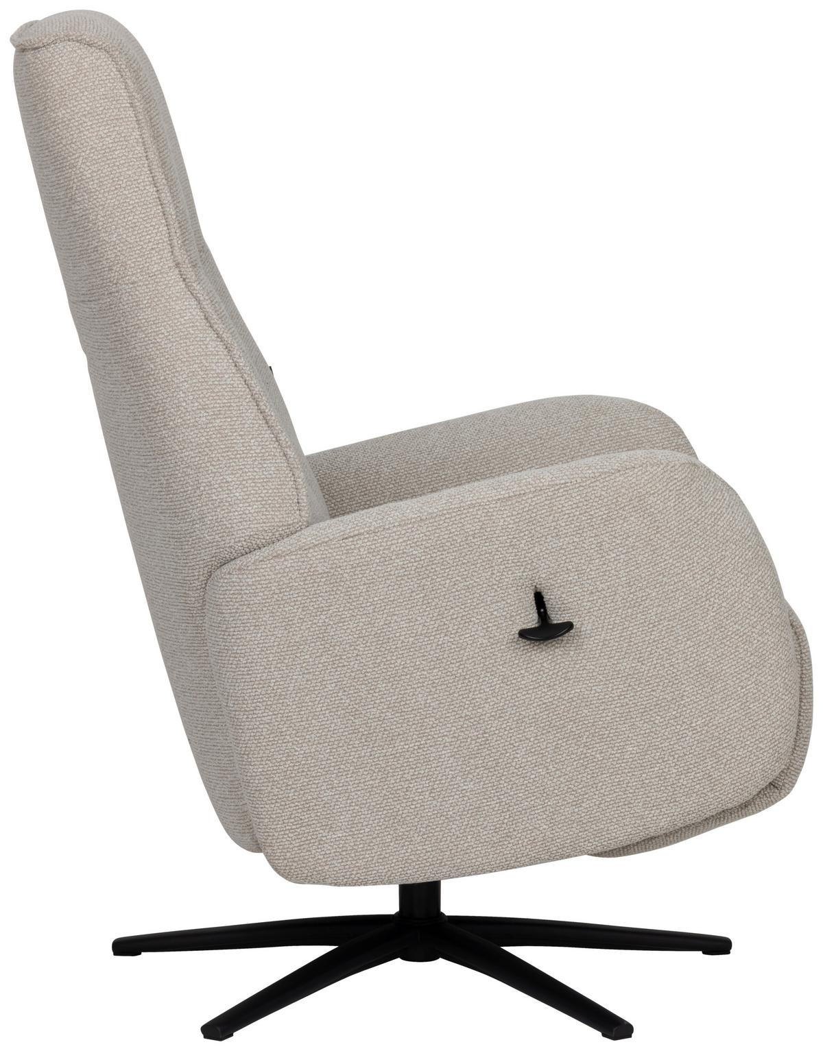 Počivalnik Snooze, Bež - črna/bež, Design, kovina/tekstil (77/112/86cm) - Livetastic