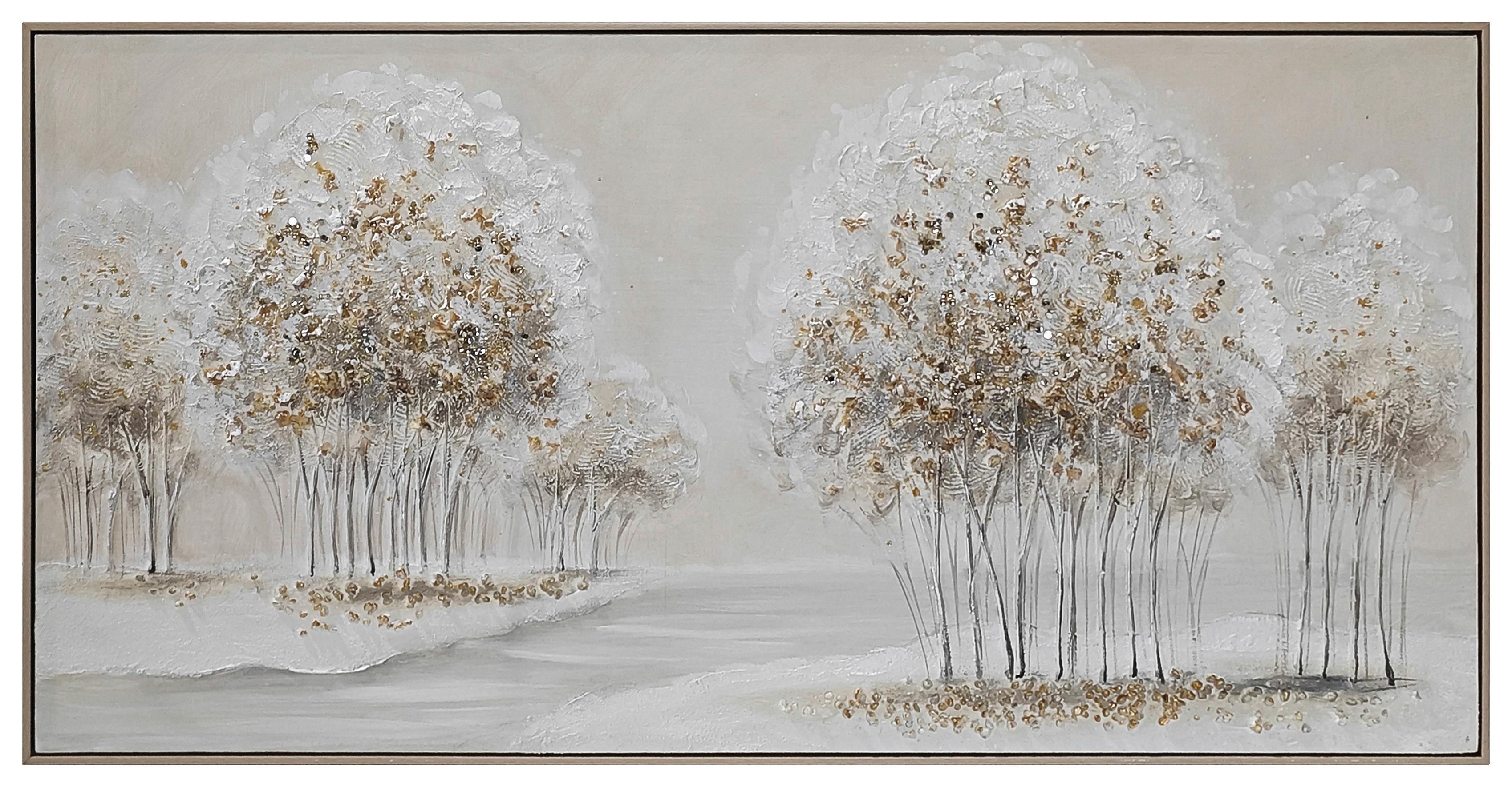 Keilrahmenbild Aube Beige ca. 122x62cm - Beige/Naturfarben, MODERN, Holz/Kunststoff (122/62/4,5cm) - Mömax