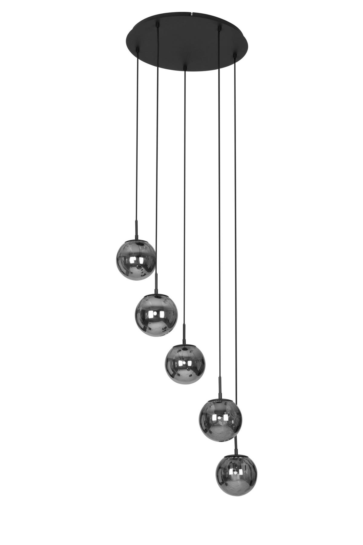 LAMPA WISZĄCA DALLAS - czarny, Basics, tworzywo sztuczne/metal (53/150cm) - Novel