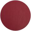 Untersetzer Jette aus Leder Ø ca. 10cm - Weinrot, Leder (10cm) - Premium Living
