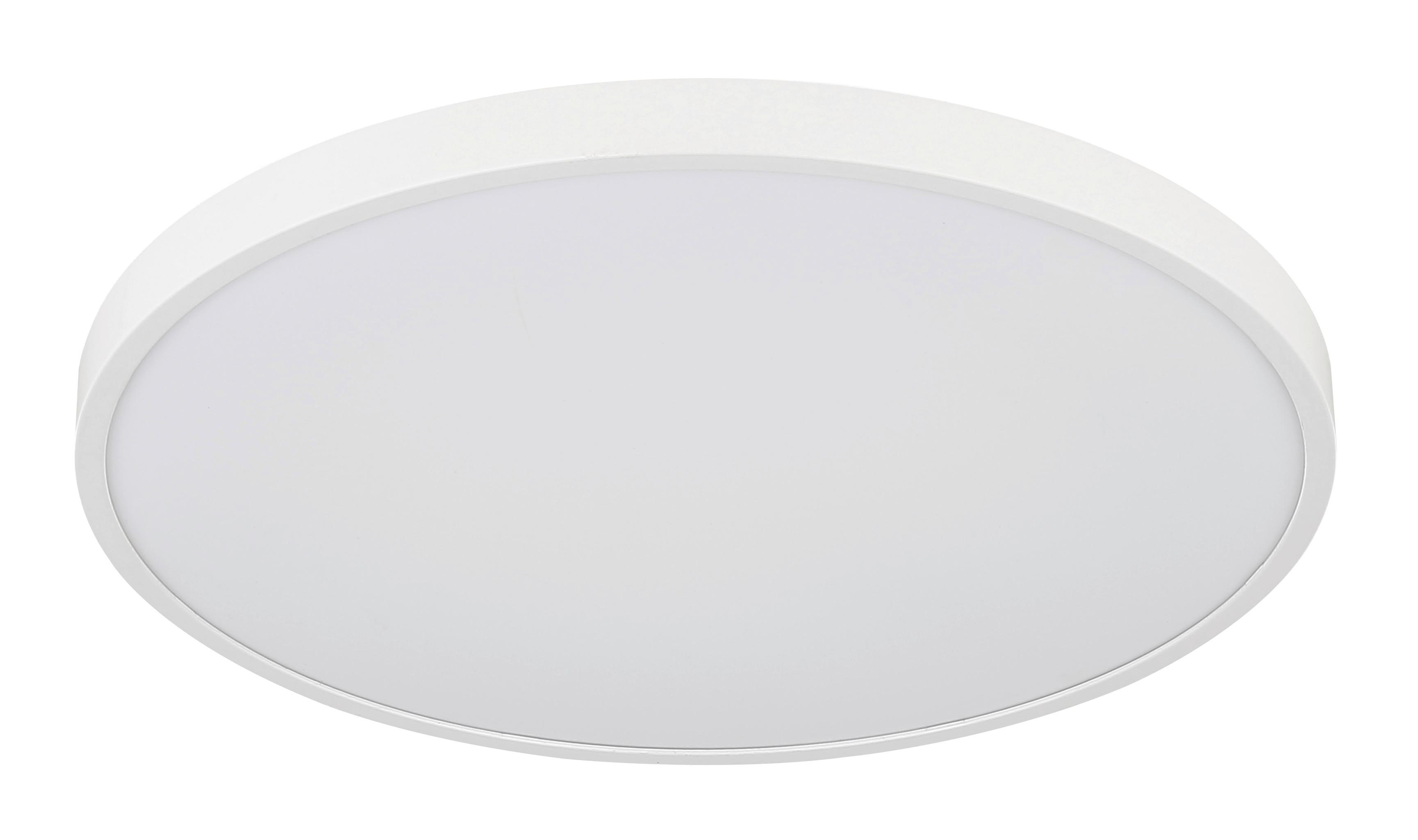 LED-DECKENLEUCHTE 41566-15W NIELSEN - Weiss, Konventionell, Kunststoff (23/3,55cm) - Globo