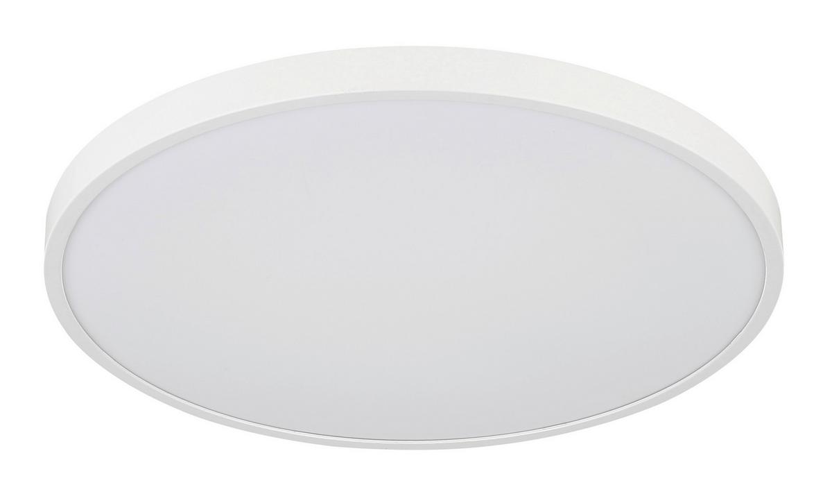 LED-DECKENLEUCHTE 41566-15W NIELSEN - Weiss, Konventionell, Kunststoff (23/3,55cm) - Globo