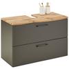 TVÄTTSTÄLLSUNDERSKÅP TIMBER -EXKLUSIV- - Modern, metall/trämaterial (90/61/45cm) - Premium Living
