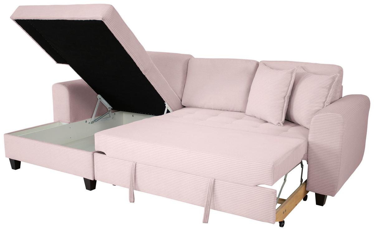 Coltar MORITZ - roz, Trend, textil (155/265cm) - Modern Living