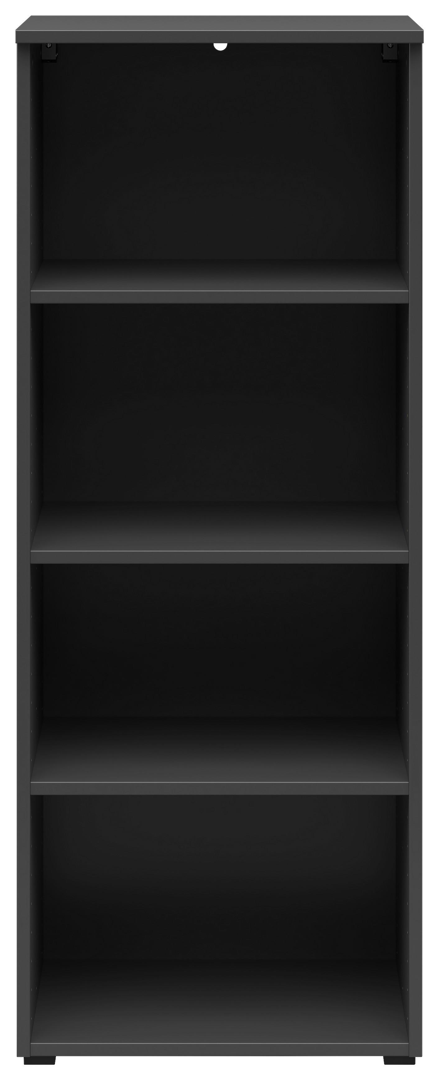 Regal Multistauraum Graphitfarben - Anthrazit/Graphitfarben, MODERN, Holzwerkstoff/Kunststoff (45/115/40cm) - Mömax