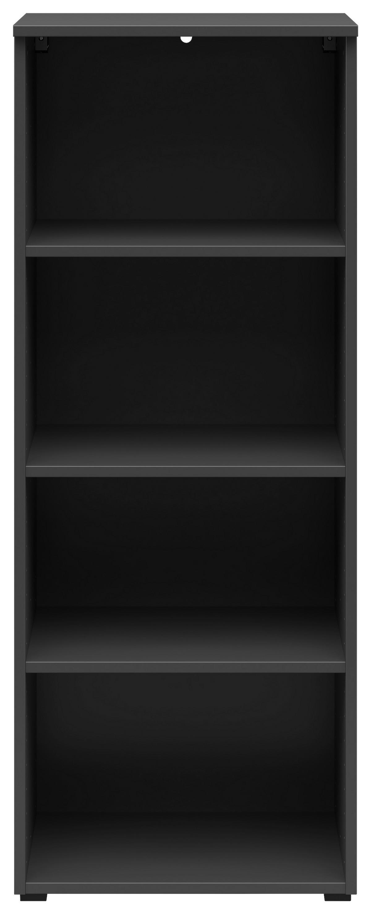 Regal Multistauraum Graphitfarben - Anthrazit/Graphitfarben, MODERN, Holzwerkstoff/Kunststoff (45/115/40cm) - Mömax
