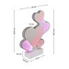 LED-DEKORATIONSLAMPA FRANI - vit/kromfärg, Modern, plast (22/4,6/25,7cm) - Mömax