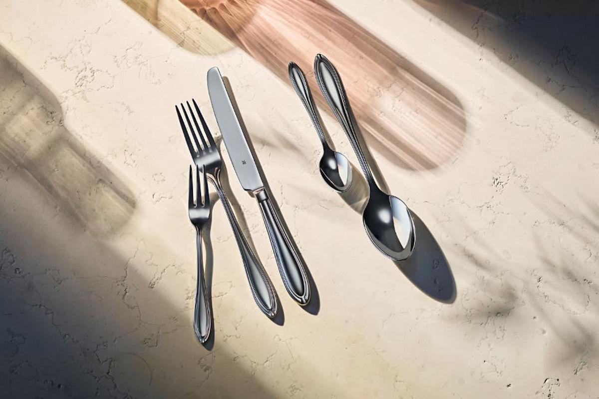 ZESTAW SZTUĆCÓW 1189009000 - kolor stalowy, Basics, metal - WMF