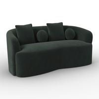 Trosed Julie, Zelena - zelena, Moderno, tekstil/les (180/68/82cm)