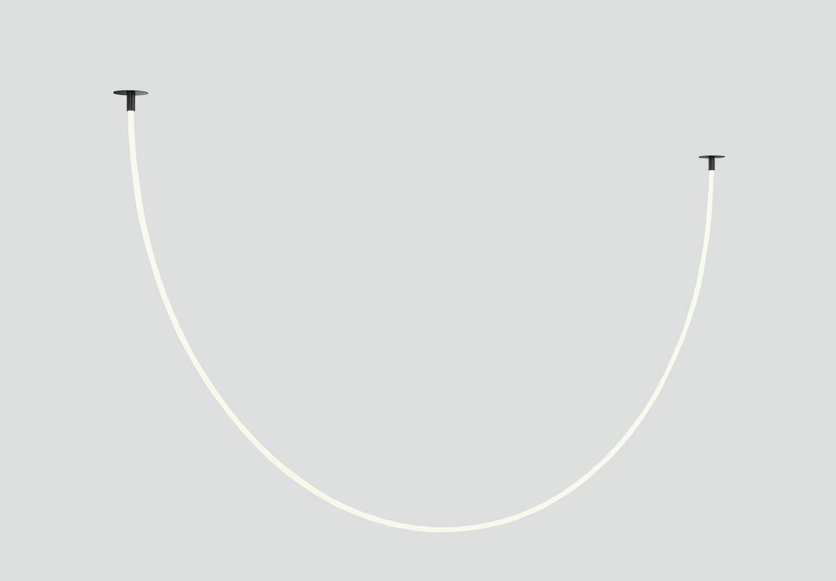 Pendelleuchte Tau Schwarz max. 40 Watt - Schwarz, Trend, Kunststoff/Metall (400/10/9cm) - MAYTONI