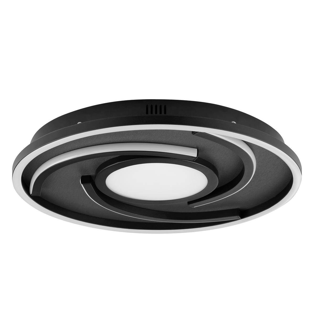 LAMPA SUFITOWA LED G81197/76 HARDY - czarny, Design, tworzywo sztuczne/metal (35/4,8cm) - Brilliant