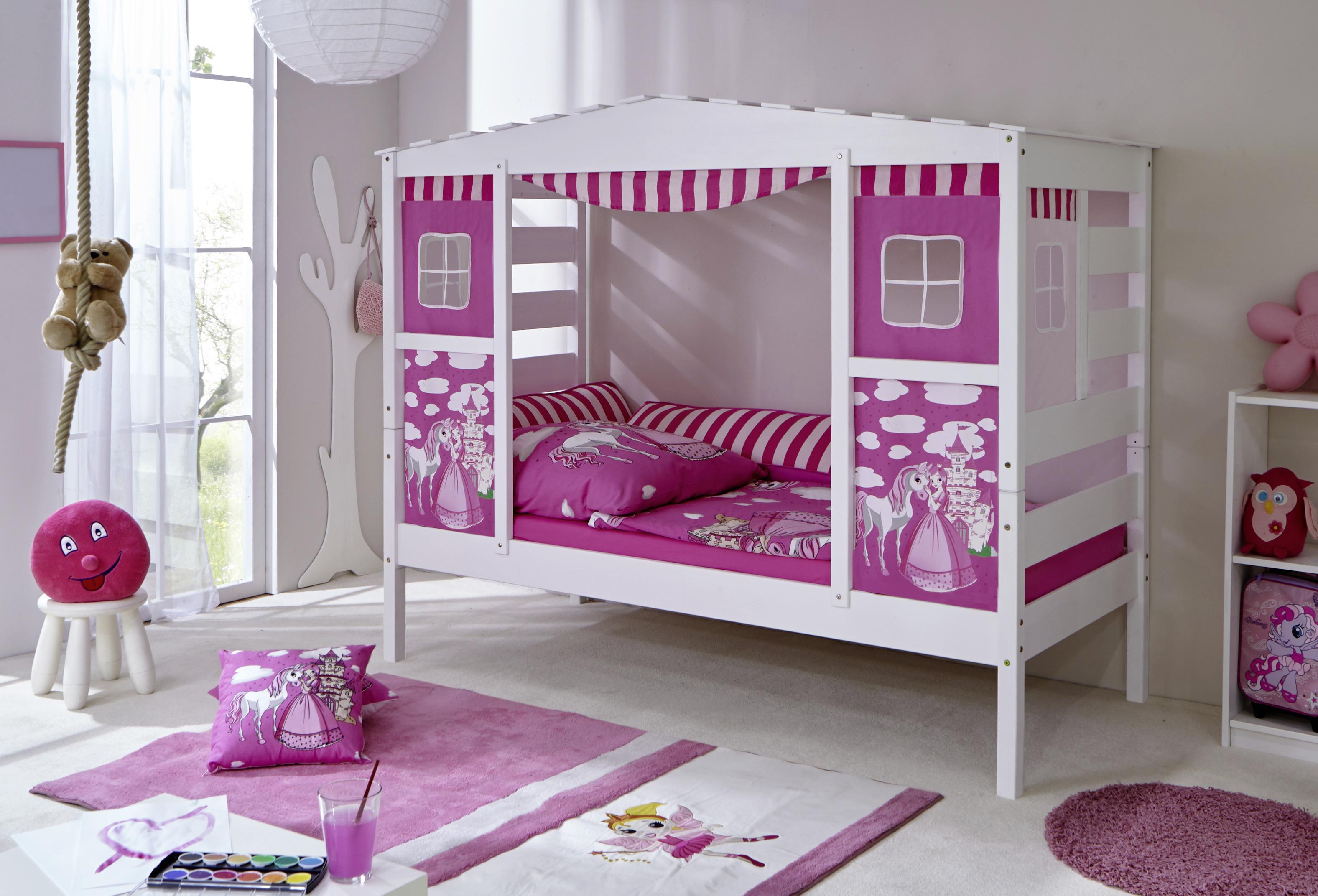Igralna Postelja Lio, 90x200, Roza - pink, Moderno, les (90/200cm) - MID.YOU