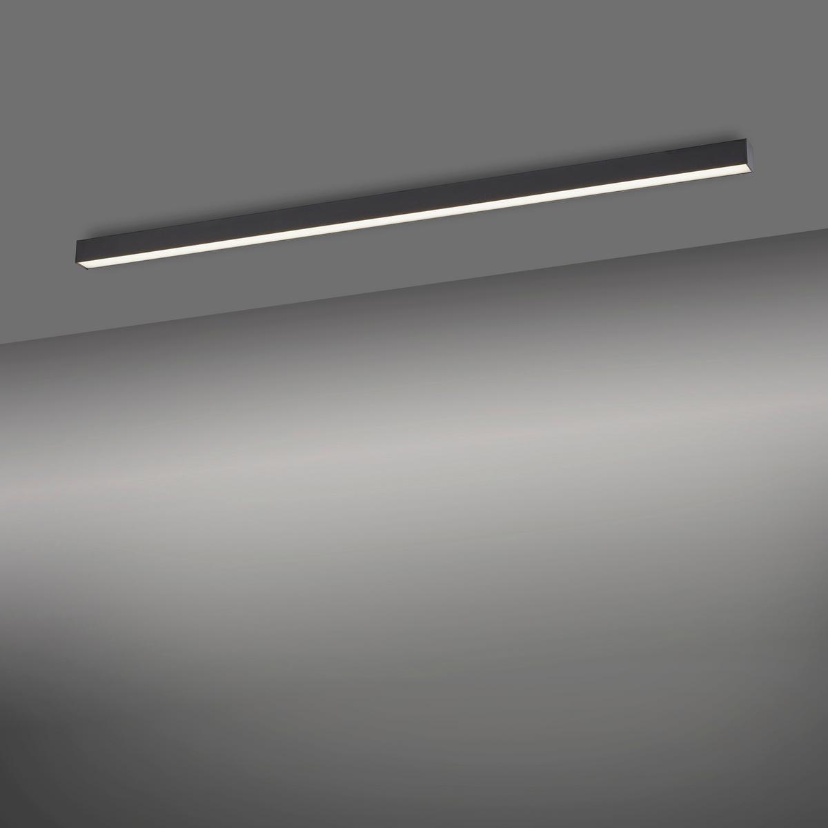 LAMPA SUFITOWA LED 6021-13 PURE-LINES - antracytowy, Design, tworzywo sztuczne/metal (110/3,8/3,9cm) - Neuhaus PURE