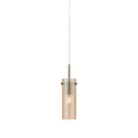 Pendelleuchte Tibia Pendant max. 40 Watt - Messingfarben, Design, Glas (7/7/28,5cm) - Markslöjd