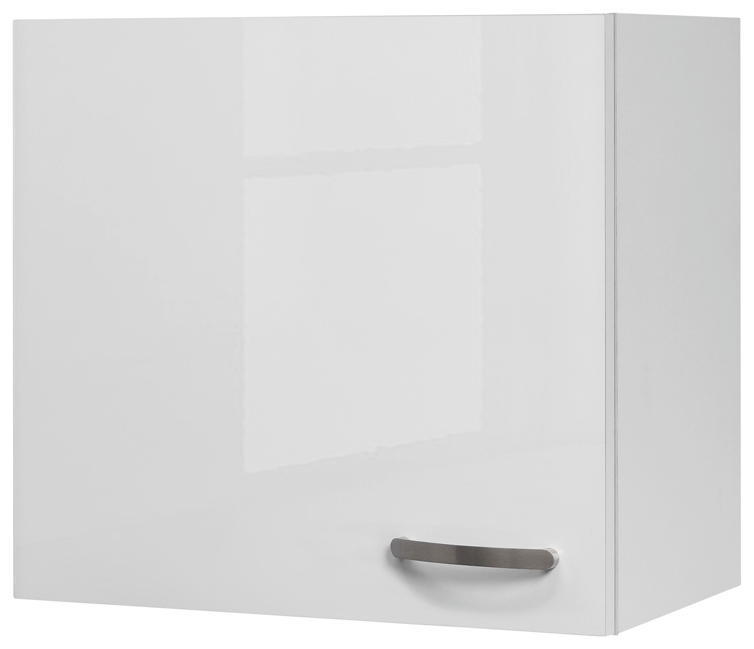 Kuhinjska Zgornja Omarica Alba, Bela, Š. 60 Cm - barve nerjavečega jekla/bela, Moderno, kovina/leseni material (60/54,8/32cm) - FlexWell