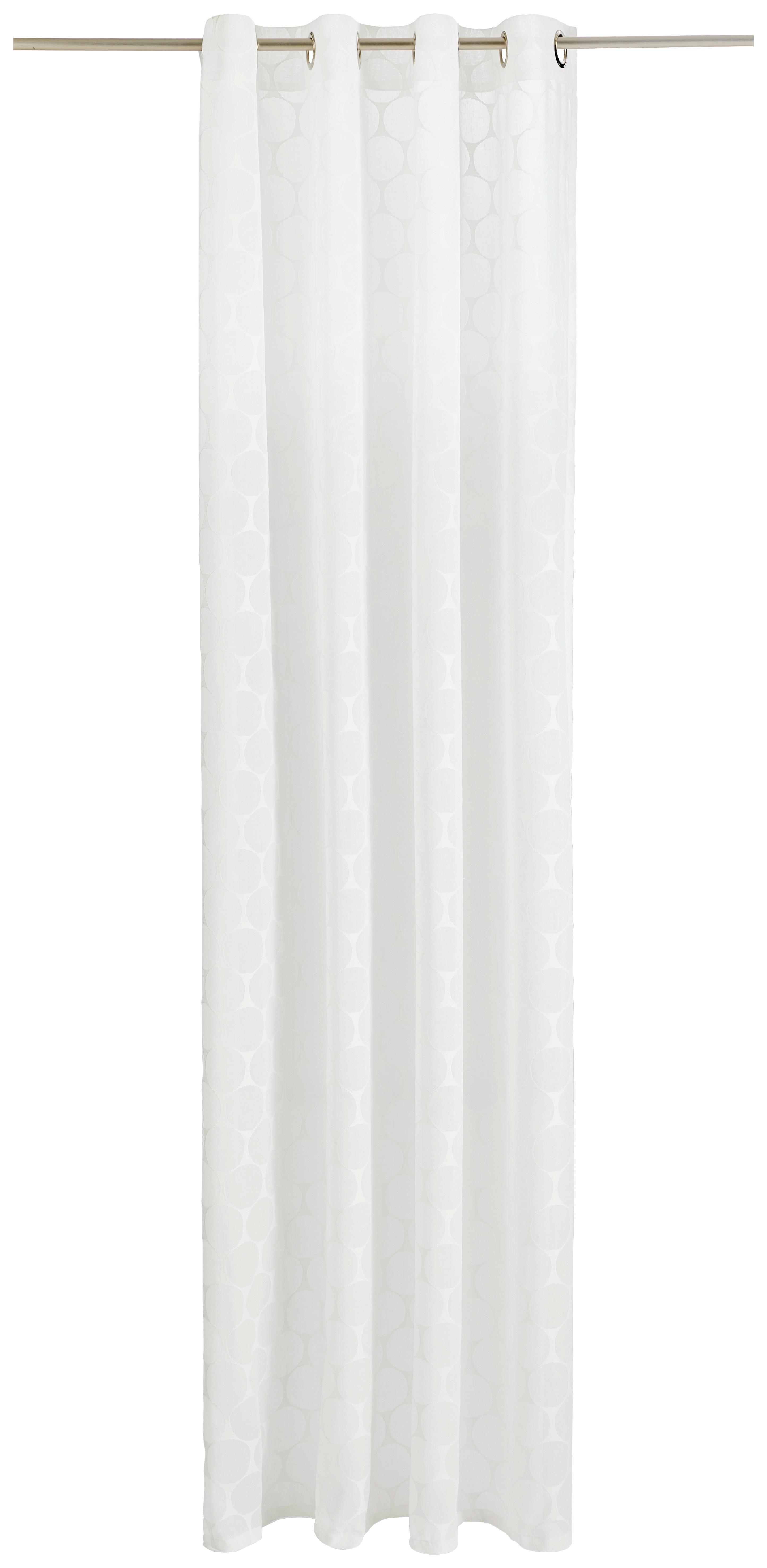 ZASŁONA NA PRZELOTKACH NAGAR DIETER KNOLL - écru, Design, tkanina (140/245cm) - Dieter Knoll