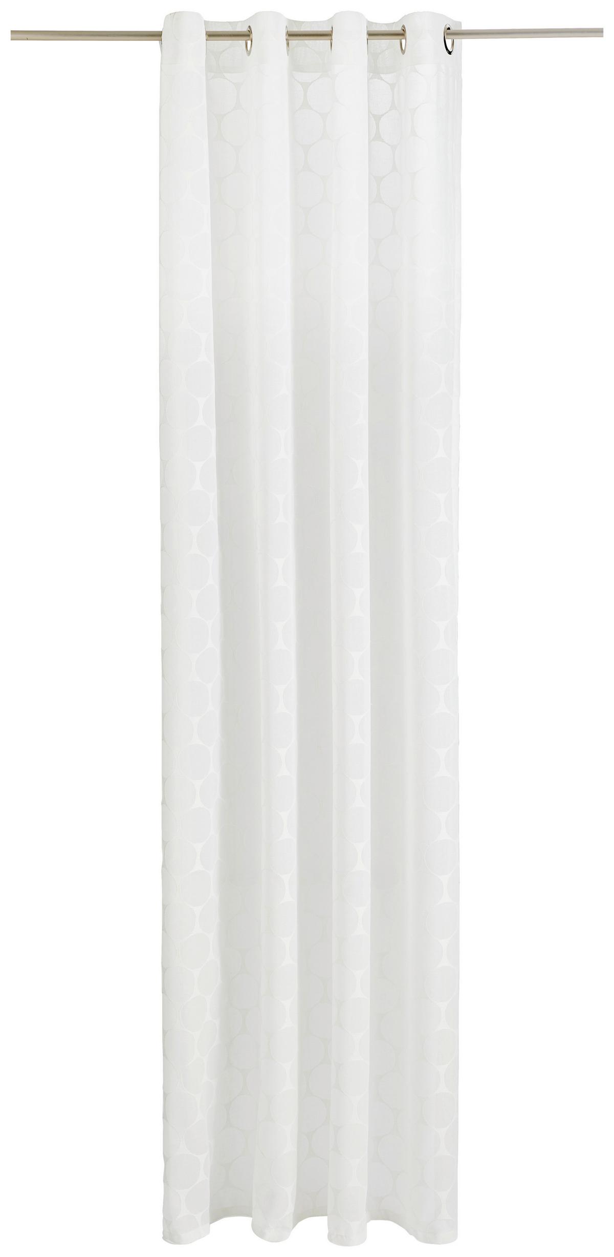 ZASŁONA NA PRZELOTKACH NAGAR DIETER KNOLL - écru, Design, tkanina (140/245cm) - Dieter Knoll