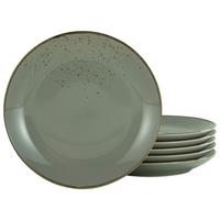 Set Desertnih Krožnikov Stone, 6-Delni - siva, Trend, keramika (21cm) - Creatable