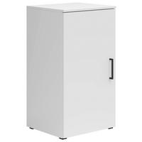 Komoda Multi - bijela/crna, Moderno, drvni materijal/plastika (45/83/40cm) - Modern Living