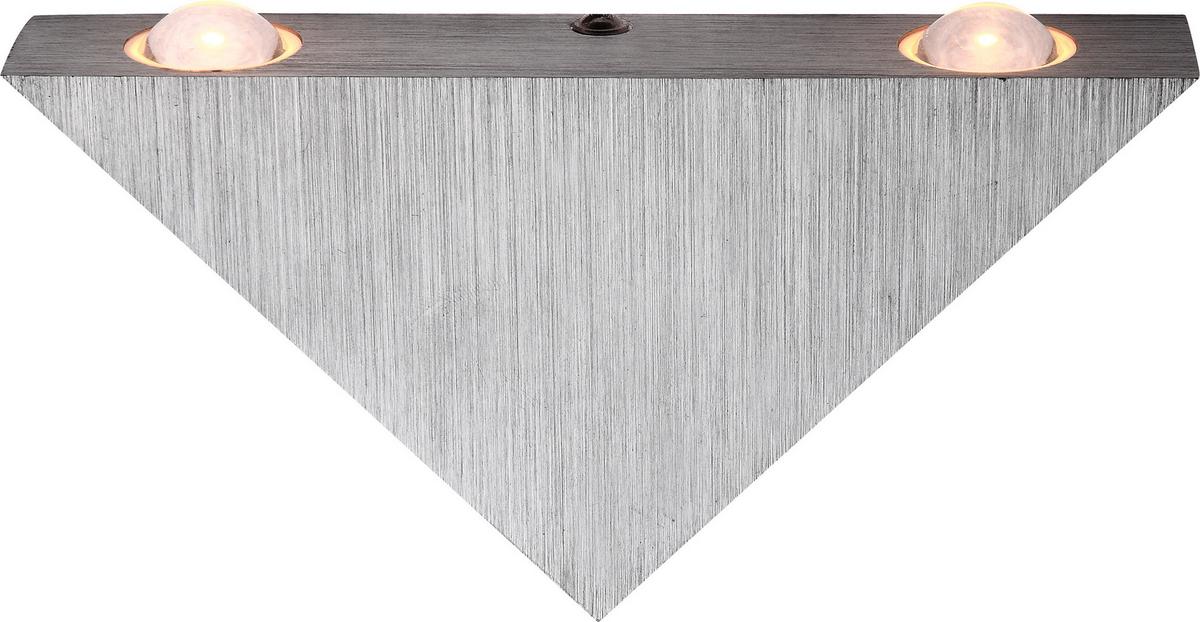 LED-Wandleuchte Gordon in Metallfarben max. 3 Watt - Design, Kunststoff/Metall (16,5/3/9cm) - Globo