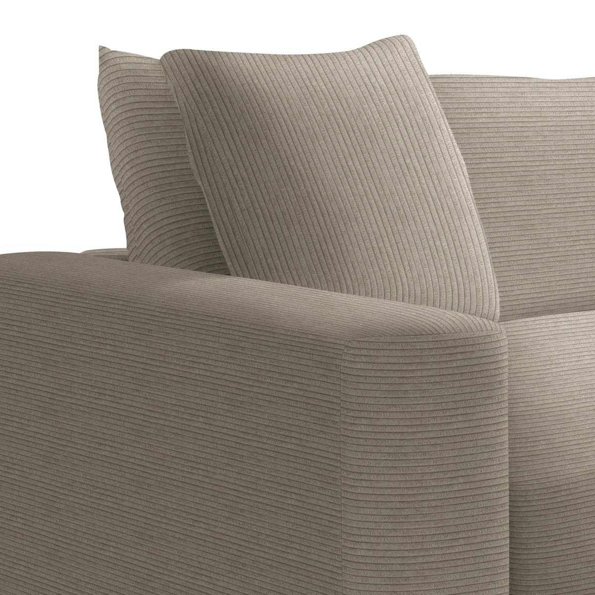 Megasofa Pedro Taupe - Taupe, MODERN, Holz/Holzwerkstoff (261/83/124cm) - Mömax
